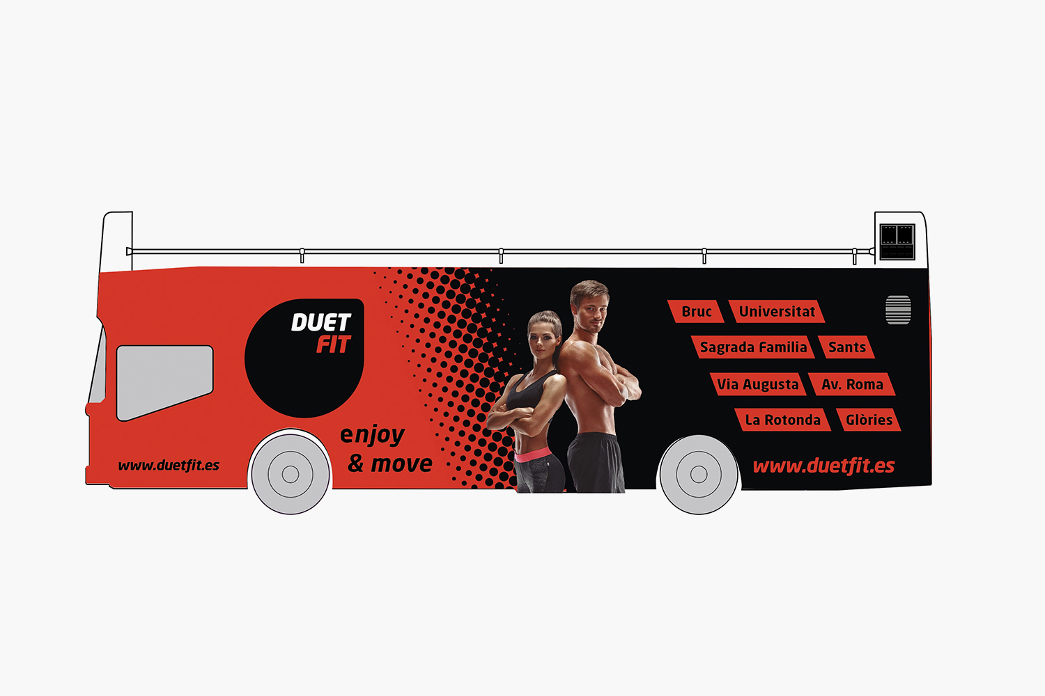 Lateral bus Duet Fit