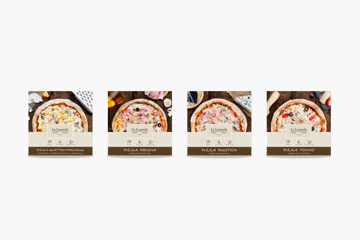 La Locanda Packaging pizzas
