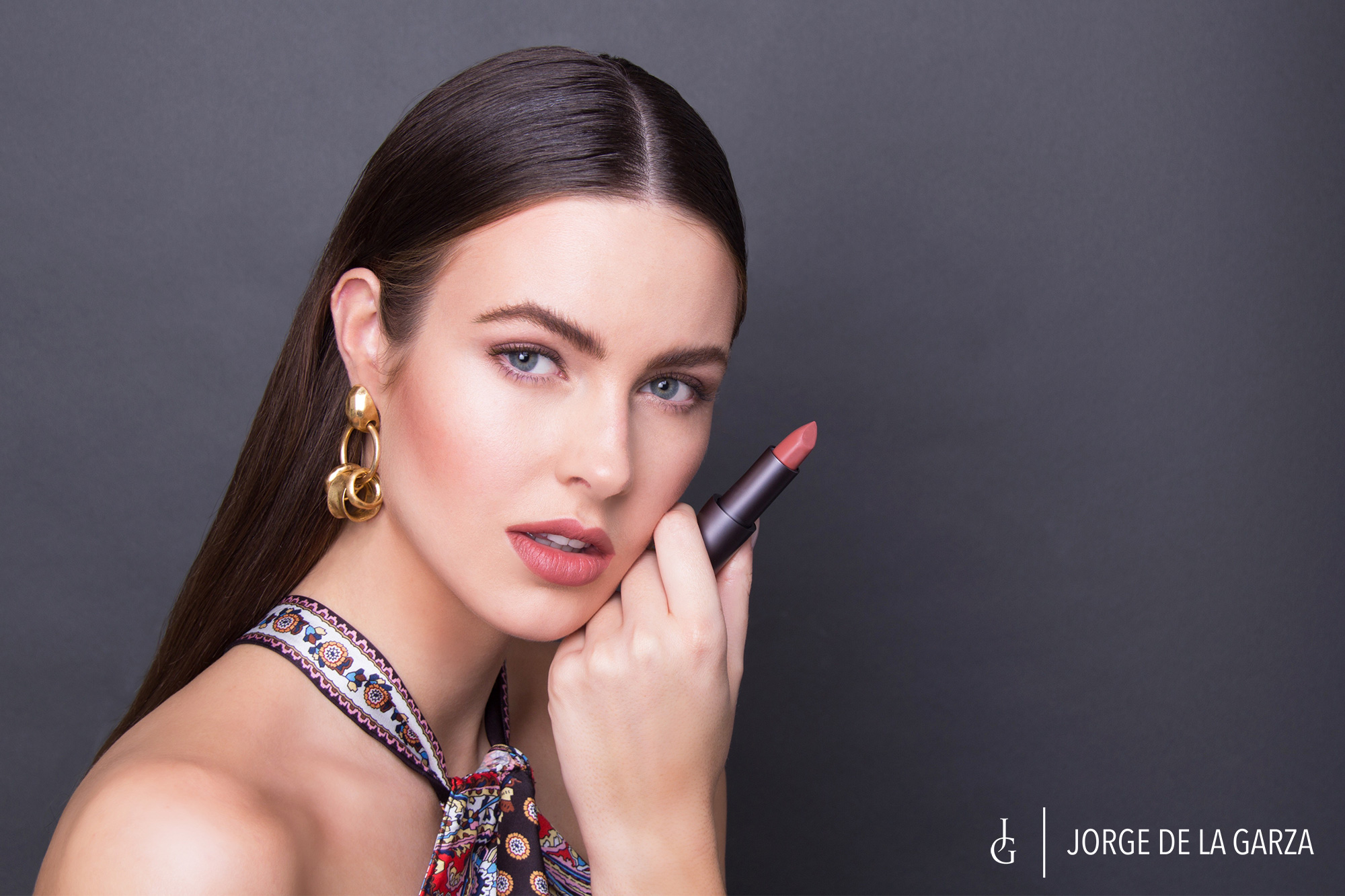 Fotos modelo maquillaje Jorge de la Garza